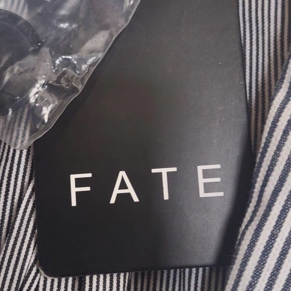 Fate One Button Pinestripe Jacket Blazer Large - Picture 7 of 10